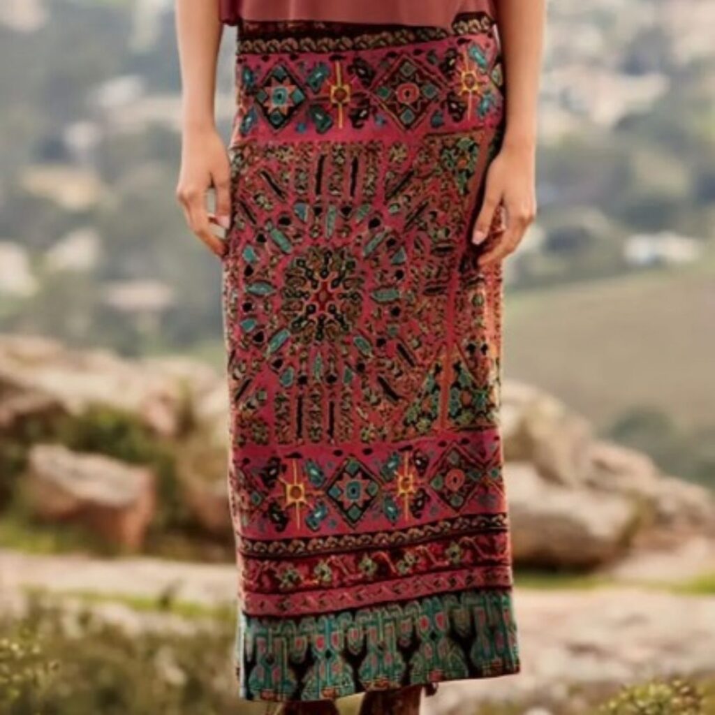 Desert Rose Maxi Skirt