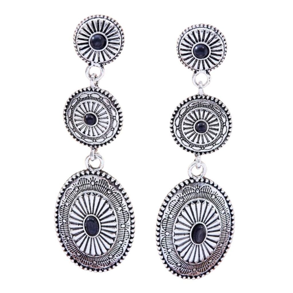 Silver Moon Earrings