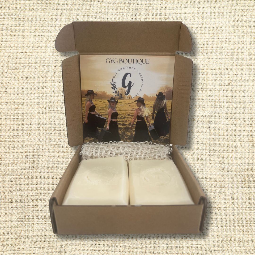 Peppermint Oatmeal Goat Milk Soap Gift Box