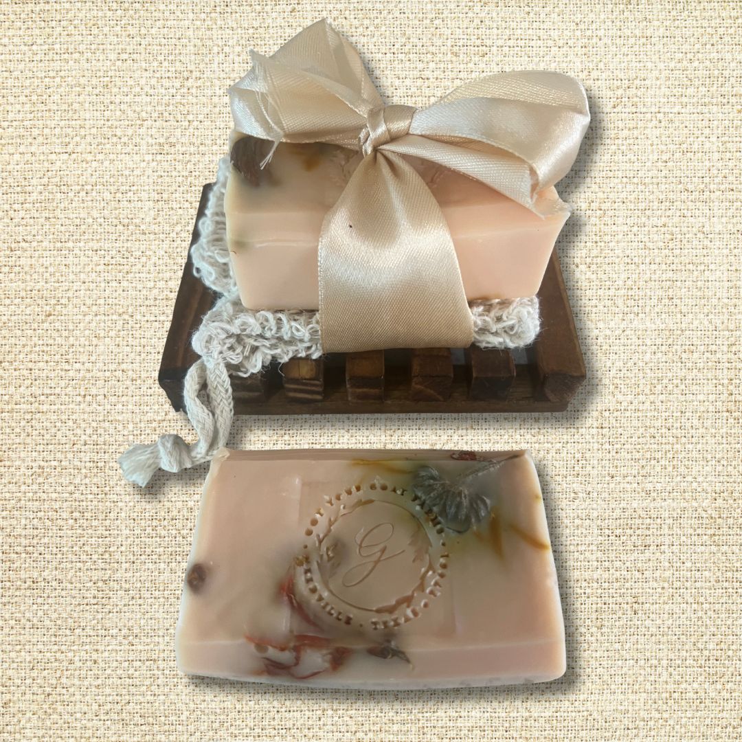 Botanical Collection Soap - Coconut Creme Musk - Lily Flower 2 Pack