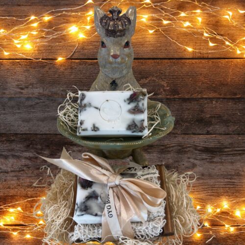 Botanical Collection Soap - Coconut Milk, Oatmeal Goat Milk Soap with Rose Bud (2 Pack)